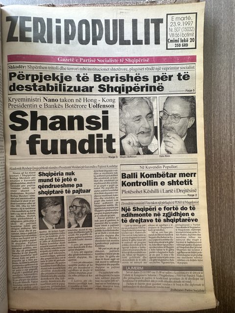 Zëri i Popullit 1997-09-23