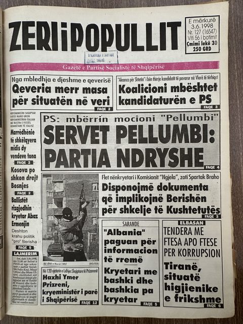 Zëri i Popullit 1998-06-03