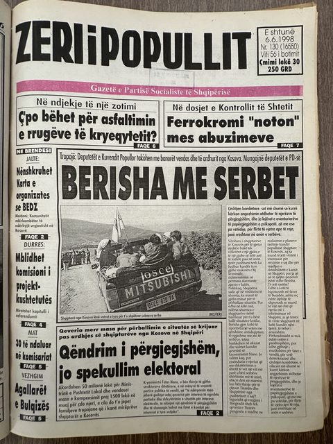 Zëri i Popullit 1998-06-06