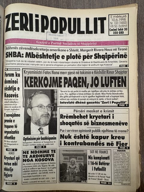 Zëri i Popullit 1998-06-10