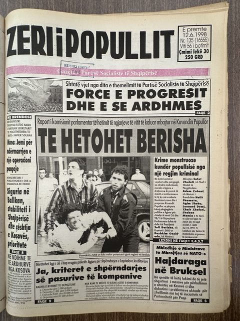 Zëri i Popullit 1998-06-12