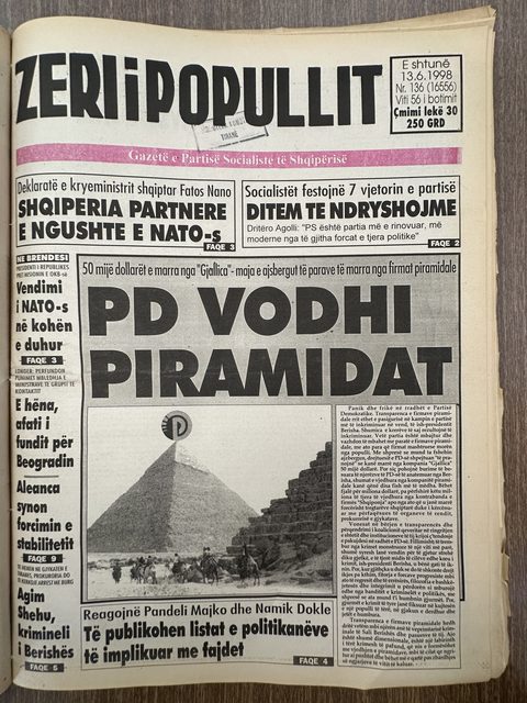 Zëri i Popullit 1998-06-13