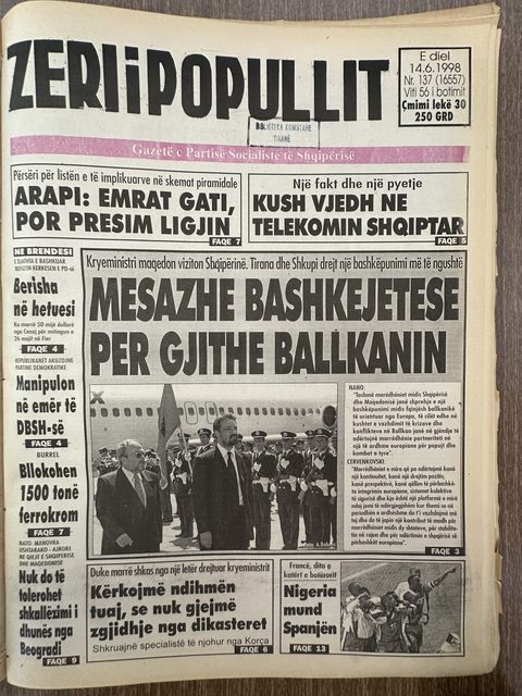 Zëri i Popullit 1998-06-14