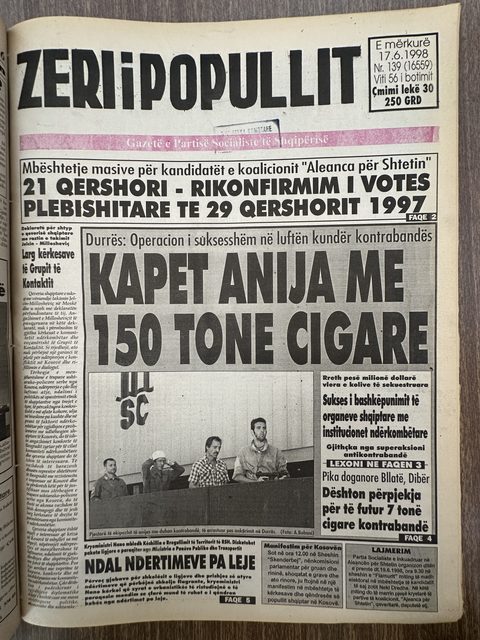 Zëri i Popullit 1998-06-17