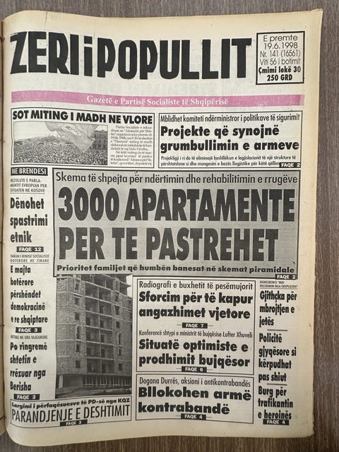 Zëri i Popullit 1998-06-19