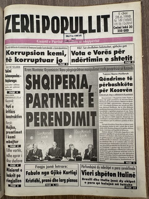 Zëri i Popullit 1998-06-28