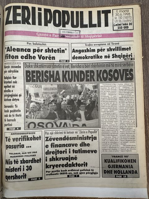 Zëri i Popullit 1998-06-30