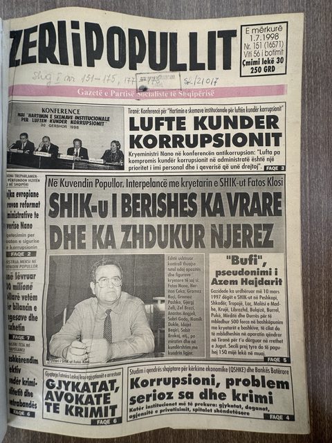 Zëri i Popullit 1998-07-01
