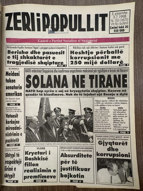 Zëri i Popullit 1998-07-03