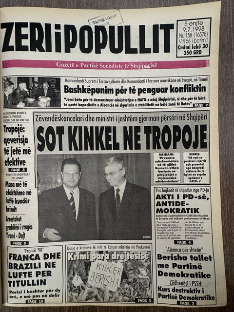 Zëri i Popullit 1998-07-09