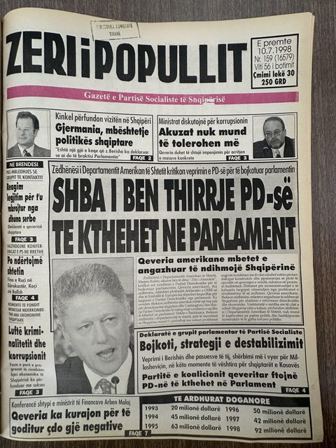 Zëri i Popullit 1998-07-10
