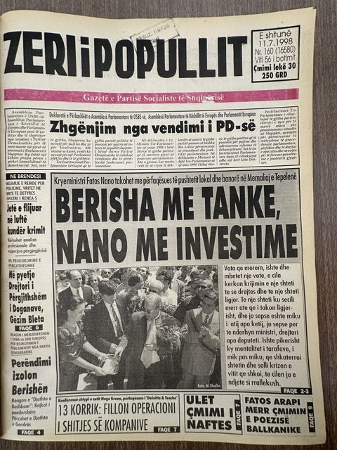 Zëri i Popullit 1998-07-11
