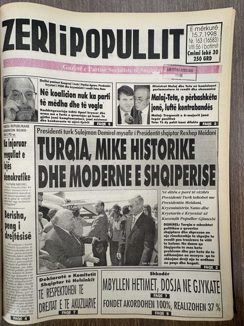 Zëri i Popullit 1998-07-15