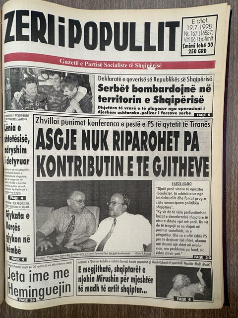 Zëri i Popullit 1998-07-19