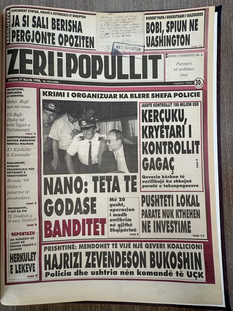 Zëri i Popullit 1998-07-31
