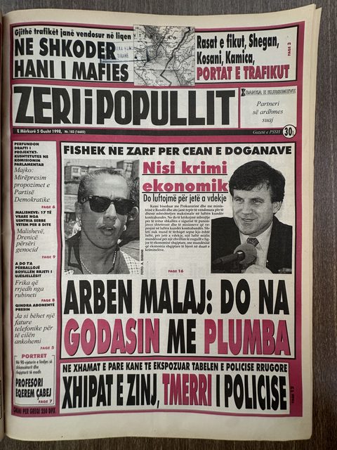 Zëri i Popullit 1998-08-05