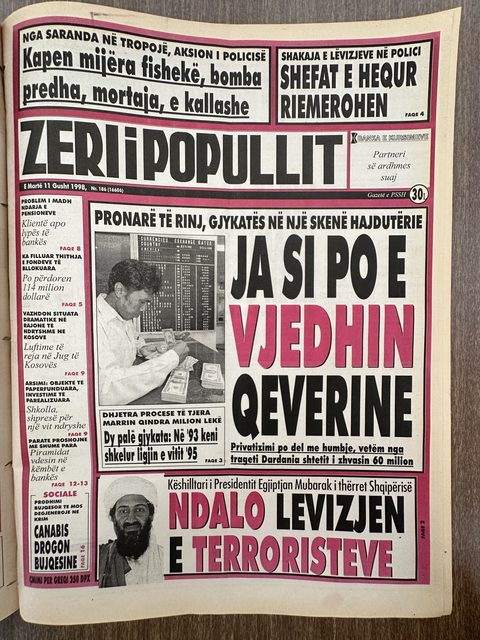 Zëri i Popullit 1998-08-11