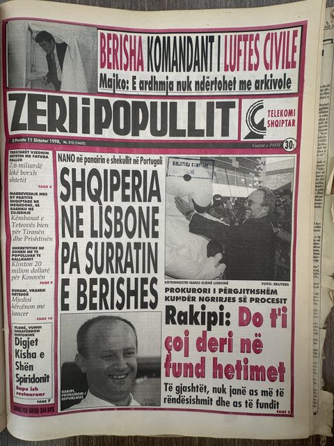 Zëri i Popullit 1998-09-11