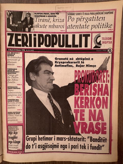 Zëri i Popullit 1998-09-22