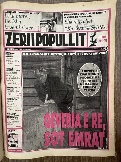 Zëri i Popullit 1998-09-27