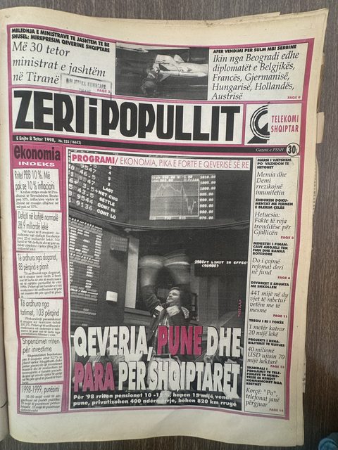 Zëri i Popullit 1998-10-08