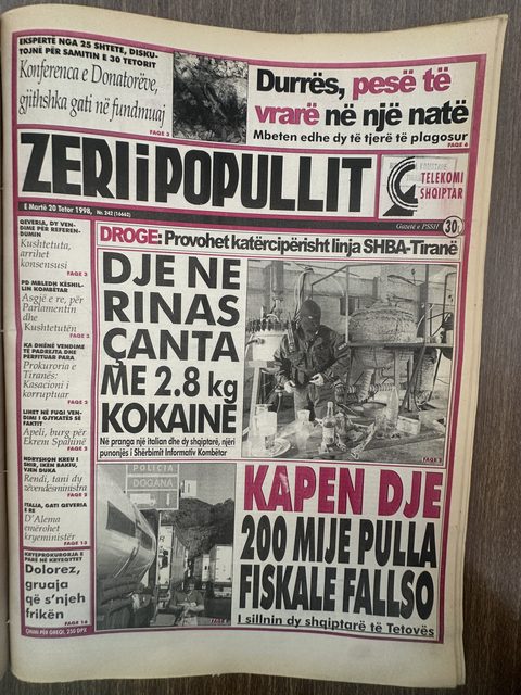 Zëri i Popullit 1998-10-20