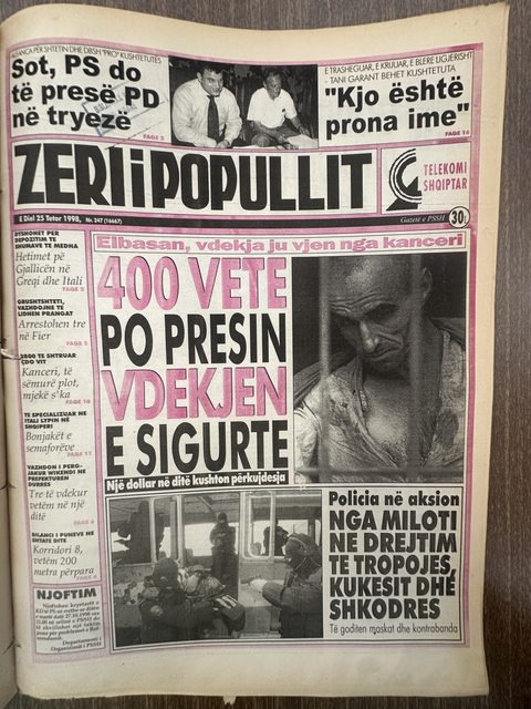 Zëri i Popullit 1998-10-25