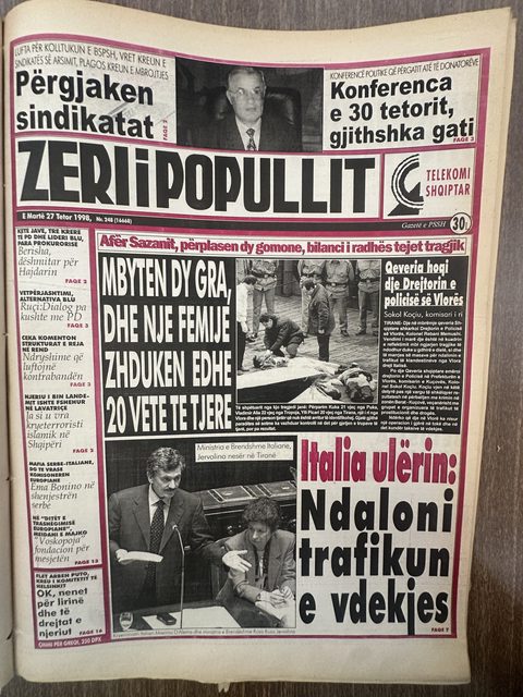 Zëri i Popullit 1998-10-27