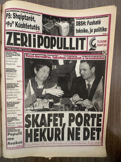 Zëri i Popullit 1998-10-29
