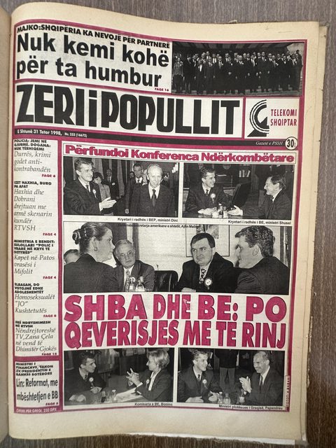 Zëri i Popullit 1998-10-31