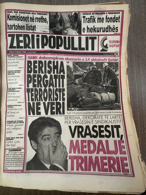 Zëri i Popullit 1998-11-03