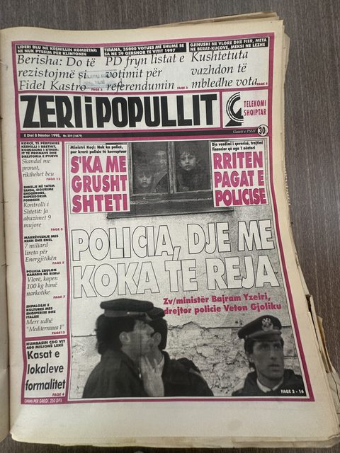 Zëri i Popullit 1998-11-08