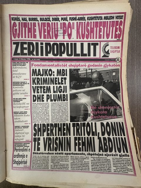 Zëri i Popullit 1998-11-12