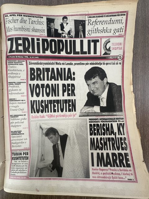 Zëri i Popullit 1998-11-20