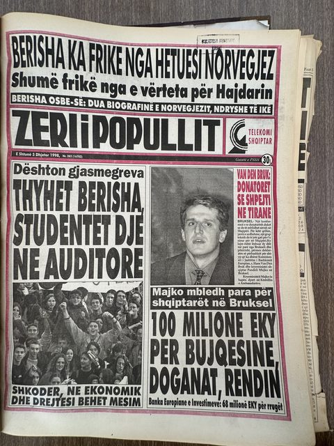 Zëri i Popullit 1998-12-05