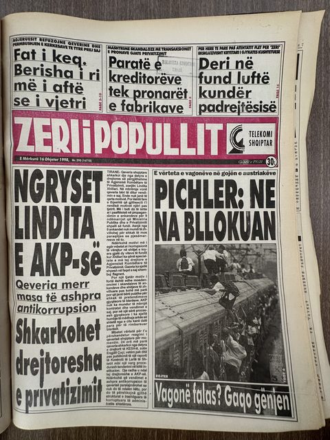 Zëri i Popullit 1998-12-16