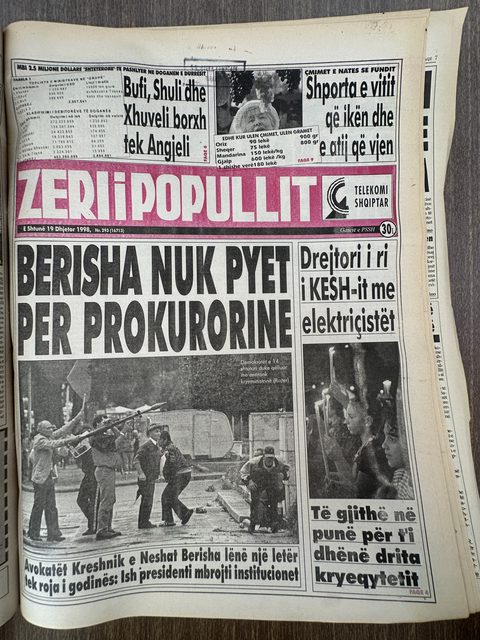 Zëri i Popullit 1998-12-19
