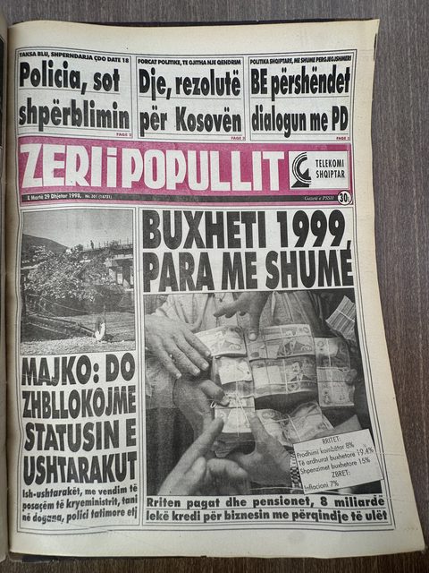 Zëri i Popullit 1998-12-29