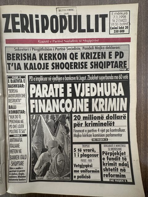 Zëri i Popullit 1998-01-07