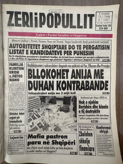 Zëri i Popullit 1998-01-13