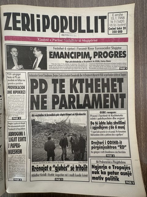 Zëri i Popullit 1998-01-15