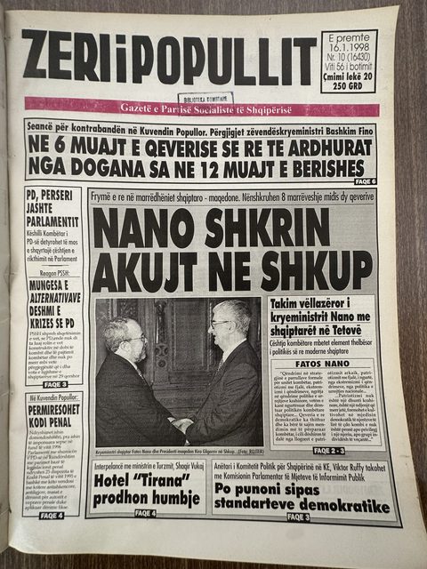 Zëri i Popullit 1998-01-16