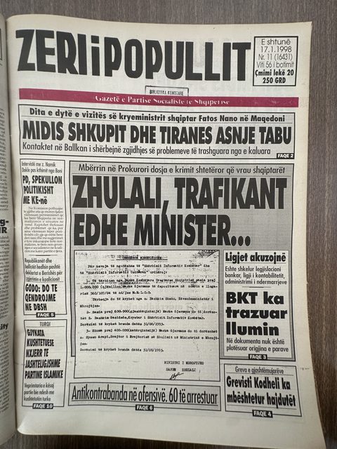 Zëri i Popullit 1998-07-17