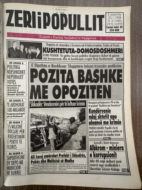Zëri i Popullit 1998-01-23