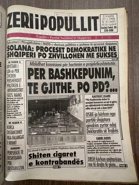 Zëri i Popullit 1998-01-27