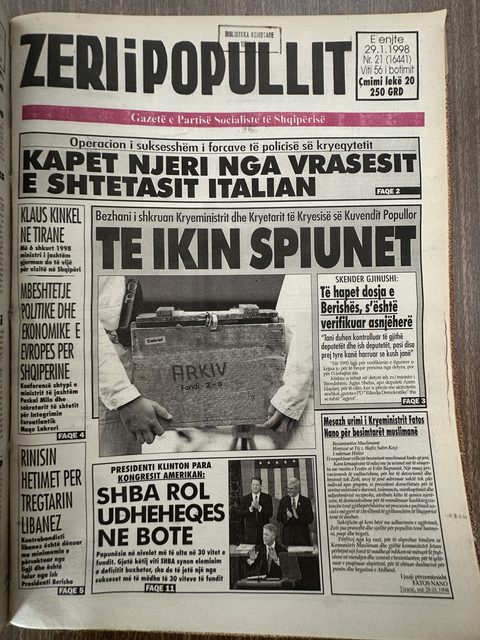 Zëri i Popullit 1998-01-29