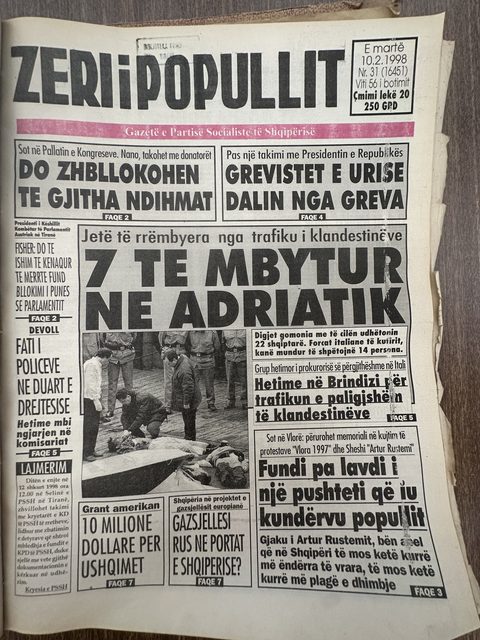 Zëri i Popullit 1998-02-10
