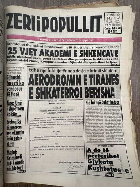 Zëri i Popullit 1998-02-14