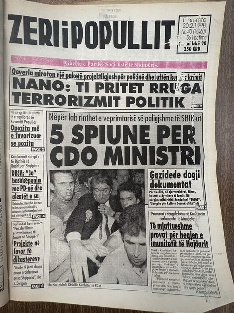 Zëri i Popullit 1998-02-20