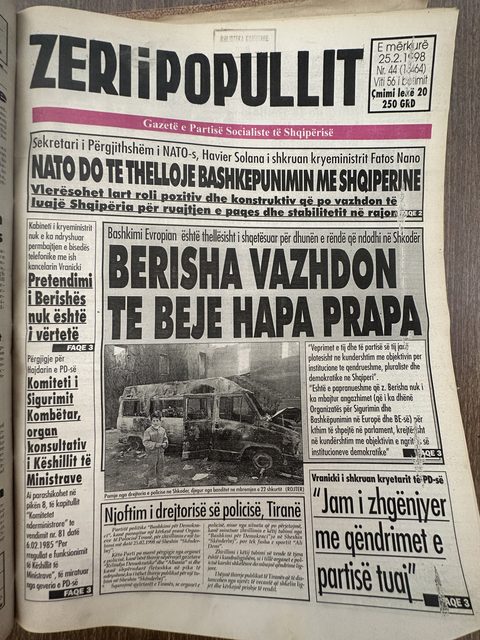 Zëri i Popullit 1998-02-25
